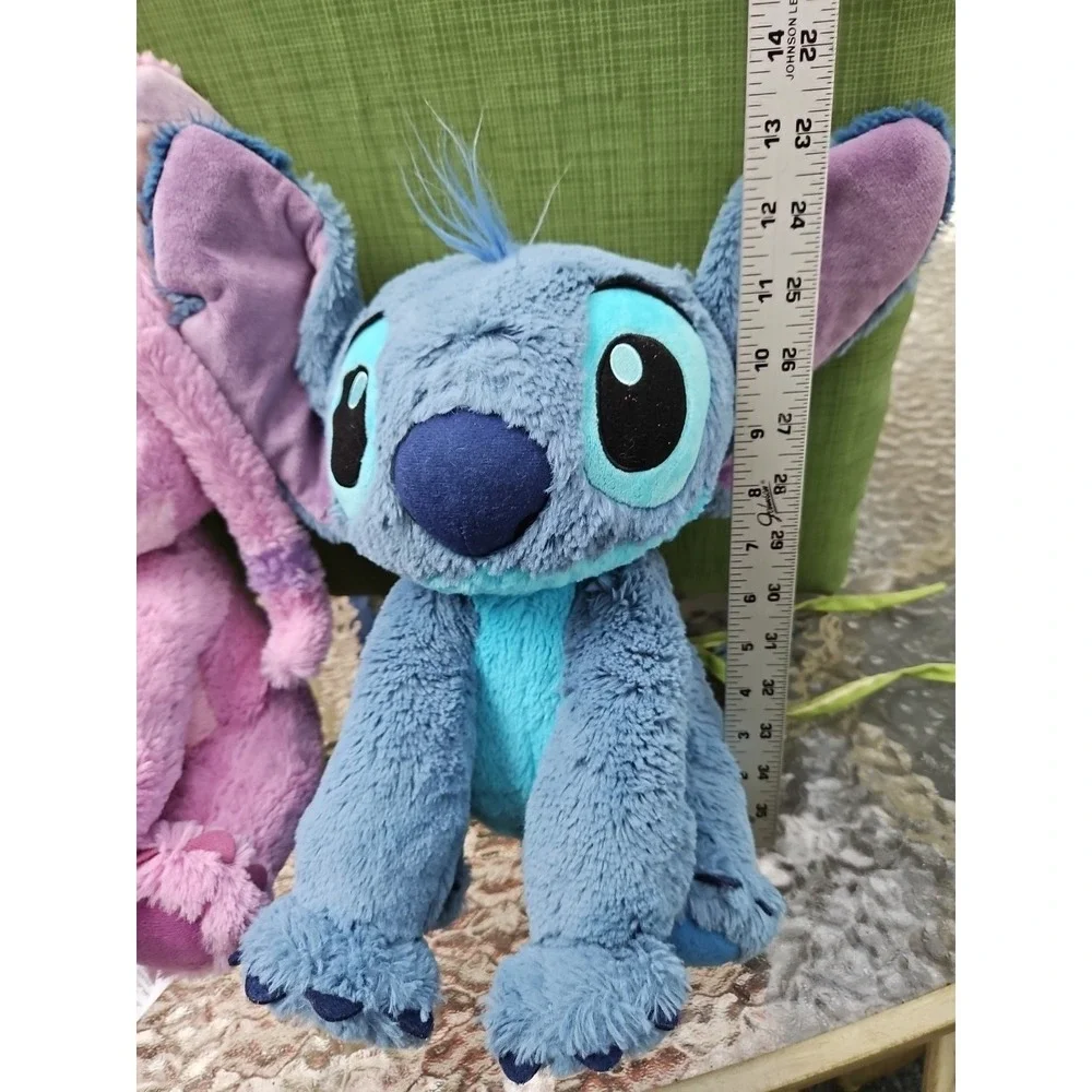 Disney Lilo and Stitch Pink Angel Fluffy Plush 12